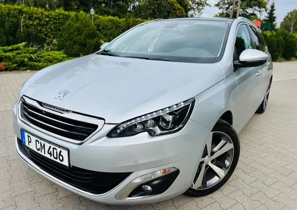 peugeot Peugeot 308 cena 42900 przebieg: 89000, rok produkcji 2016 z Człopa